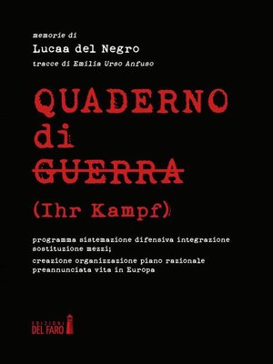 cover image of Quaderno di Guerra (Ihr Kampf)